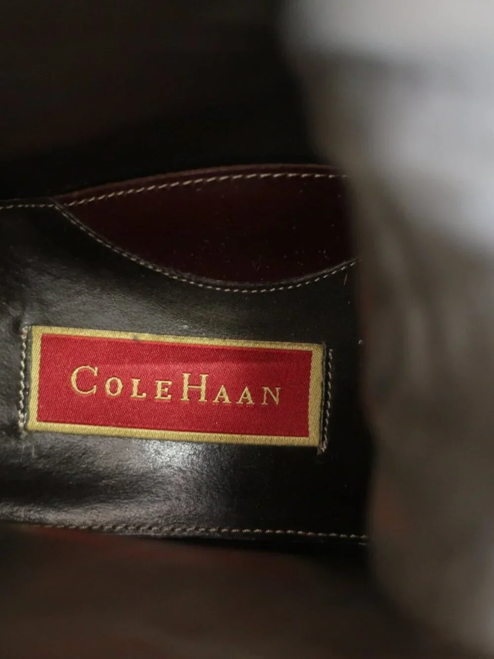 Mens Cole Haan Brown Pebbled Leather Chukka Ankle Boots 9.5
